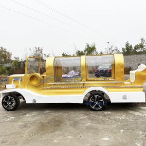 Cercueil électrique doré personnalisable de haute qualité pour transport spécial des salons funéraires - Product Image 2