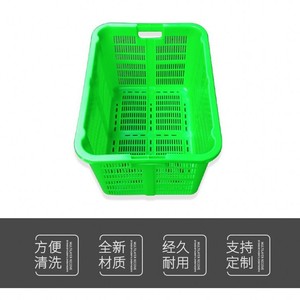 Plastic Crate 670x470x340mm <b>Stackable</b> Mesh Turnover Box For Garment And Vegetable Use Injection Molding Grade New Material - Product Image 5