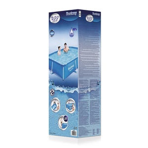 Piscina <span class=keywords><strong>Rectangular</strong></span> <span class=keywords><strong>Bestway</strong></span> 56403 de 2.6m con Estructura de Acero para Exteriores, Ideal para Familias - Product Image 6
