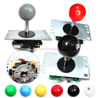 Manette de remplacement SANWA JLF Arcade Stick 5 broches 8 directions Command Ball JAMMA MAME pour machine de jeu à monnayeur sans latence