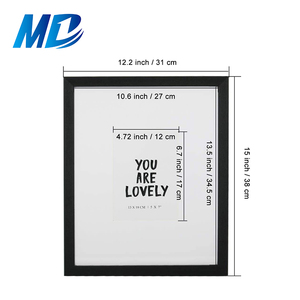 Cadre photo souvenir de mariage en gros avec signature des invités, fente photo 5*7 pouces, passe-partout en carton blanc - Product Image 2