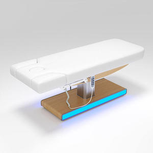 Chaise cosmétique faciale électrique de luxe Lit de thérapie réglable électrique Mobilier de <span class=keywords><strong>salon</strong></span> Lit de massage - Product Image 3