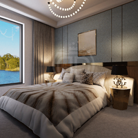 Meubles de luxe haut de gamme pour toute la maison canapé modulable en cuir de qualité supérieure design d'intérieur 3D décoration intérieure