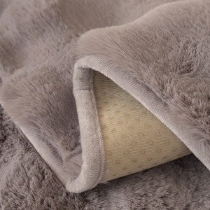 <strong>Grey</strong> Comfortable Warm Bubble Rabbit <strong>Sofa</strong> Cushion Four Seasons Universal Non-slip Cushion Back Towel <strong>Cover</strong> <strong>Sofa</strong> <strong>Cover</strong> - Product Image 4