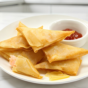 Dumplings de Camarón Triangulares al Estilo Vietnamita, Personalizados OEM, Fritos y Crujientes, Bocadillo de Mariscos, Dim Sum, Aperitivo Chino - Product Image 5