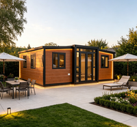 Maison conteneur extensible moderne de 20 pieds pour séjour de vacances