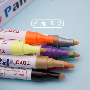 Marcador de Pintura de <span class=keywords><strong>Porcelana</strong></span> TOYO, Punta Redonda de 3.0 mm, Permanente, a Base de Aceite, Resistente al Agua, Colores <span class=keywords><strong>para</strong></span> Casi Cualquier Superficie - Product Image 3