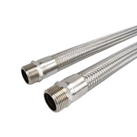 Tuyau flexible en acier inoxydable HongAn DN15 pour sprinkler, résistant à la corrosion, pour usage commercial et bâtiment