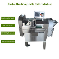 Voedselverwerkende groentesnijmachine 300-600kg/uur Automatische roestvrijstalen snijmachine/slicer/shredder voor ui, aardappel, wortel