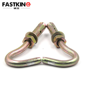 Ancrage à expansion en zinc coloré pour fixation de ventilateur, avec <span class=keywords><strong>crochet</strong></span> et boulon traversant pour manchon de béton - Product Image 4