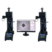 Durómetro de Microdureza Precisa con Conexión a PC, Control Automático y Torreta, Probador de Dureza Micro Vickers y Knoop, ASTM E384