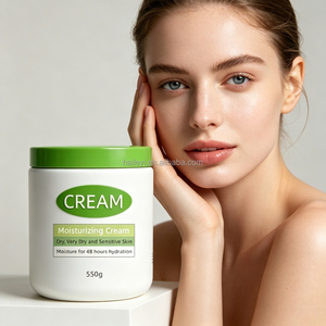 Crème hydratante visage et corps 550g, hydratation longue durée 48 heures pour peaux très sèches et sensibles, pour apaiser et réparer la barrière cutanée - Product Image 3
