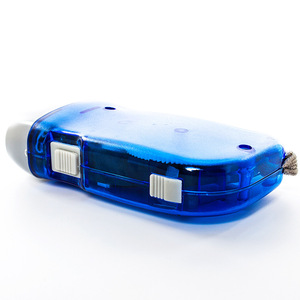 Health Care <b>Mini</b> <b>LED</b> Hand Crank Flashlight Blue Portable Emergency <b>Light</b> For Outdoor Use - Product Image 3