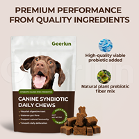 60 Friandises à Mâcher Saveur Canard Soutien Digestif et Intestinal Complément Alimentaire Naturel pour Animaux Absorption Rapide Probiotiques Friandises Tendres pour Chien