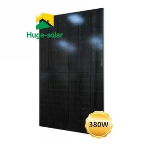 ÉNORME SOLAIRE Panneau solaire noir complet 375 Watt 380W All Black Mono solaire bardeaux tuiles solaire photovoltaïque Module Home Power