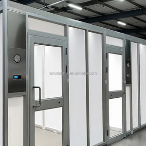 Portátil Gmp Clase 100-10000 cortina con bisagras de PVC transparente cobertizo limpio Iso 5 6 7 8 cabina de limpieza sala limpia Modular para laboratorio - Product Image 4