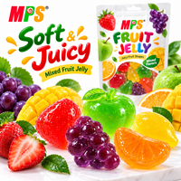 Mps Zoete Gelei Pudding Fruitvormige Gelei Candy China Kleurrijke Schattige 40G 25 Stuks Fruit Vorm Lekkere Sap Fruitige Gelei