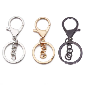 Trong Kho Ba Mảnh Hợp Kim Tôm Hùm Khóa Móc Chìa Khóa Cho Tự Làm Túi Phụ Kiện Ba Lô & Búp Bê Bán Buôn Đồ Chơi Mặt Dây Chuyền - Product Image 1