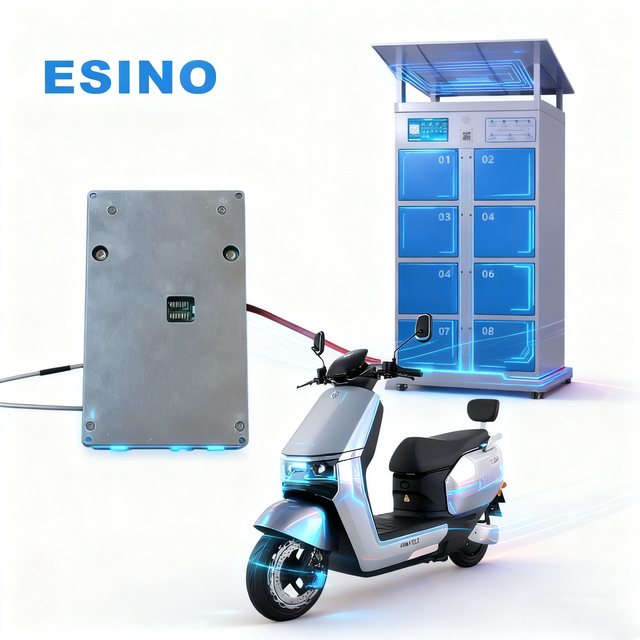 ESINO Smart BMS 6S 7S 8S 10S 16S 18S 20S 24S 12V 10A Lithium Battery Management System with 2G GSM Network