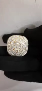 Elegante Anillo de Compromiso Solitario de Plata de Ley con Moissanita VVS de Alta Estética, Engaste Clásico de Puntas, Corte Brillante de Alta Calidad - Product Image 2