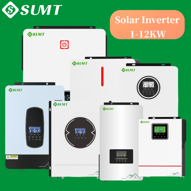 Solar Inverter 1 to 10.2KW | Off Grid & Hybrid | 220V/230V Pure Sine Wave with MPPT Charger