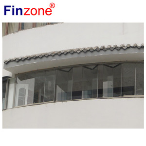 Không khung trong suốt với tầm nhìn rõ ràng gấp cửa kính Patio - Product Image 5