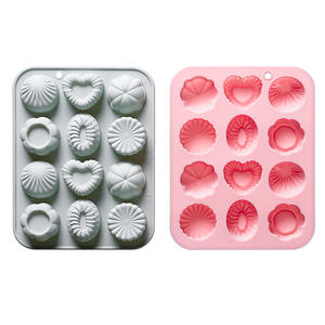 Heart Flower Design Nonstick <b>Silicone</b> Cake <b>Molds</b> Food-Grade Reusable Cute <b>Silicone</b> Magnetic <b>Chocolate</b>, Candy & Ice DIY <b>Mold</b> - Product Image 1