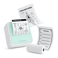 Printer Thermal Portabel Nirkabel 58mm/80mm untuk Stiker, Struk, dan Label Mini