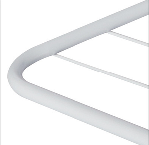 उच्च गुणवत्ता वाले बहुक्रियाशील तह कपड़े रैक लोहे की खड़ी डिजाइन ढहने योग्य लटकाने वाली शैरी कपड़े सुखाने रैक - Product Image 5