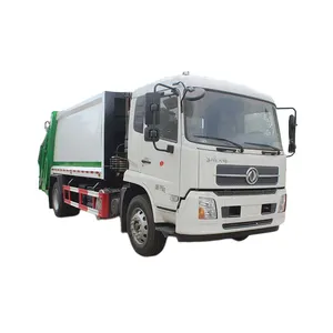 Dongfeng Procurement Service Diesel Poids à vide 10 M3 Compacteur d'ordures Camion de presse