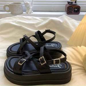 Designed for Ladies Platform Thick Soled Outdoor Spring Sandals with Slip Resistant <b>Wedge</b> Heel Design Lightweight & Anti-Odor - Product Image 4