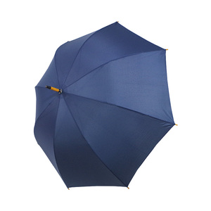 Parapluie de golf droit classique YH sur mesure, écologique, poignée en RPET, 102 cm, tige en fibre de verre noire, tissu pongé 190T - Product Image 3