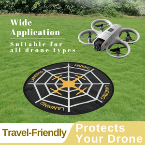 แผ่นลงจอด 002 ขนาด 75 ซม. ยี่ห้อ Hot Factory แบบพับได้รวดเร็ว พกพาสะดวก กันน้ำ สำหรับโดรนระดับมืออาชีพ พร้อมอุปกรณ์เสริมปรับแต่งได้ - Product Image 2