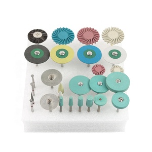 Set di Lucidatori e Dischi in Silicone Dentale, Frese e Dischi Diamantati 3Z00.1, Kit <span class=keywords><strong>HP</strong></span> Popolare per Lucidatura di Denti in Ceramica e Zirconia - Product Image 2