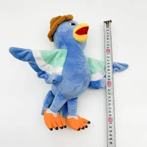 फ़ैक्टरी डायरेक्ट कस्टम आलीशान खिलौने नीला कबूतर और मज़ेदार कस्टम तोता ईगल नरम सूती खिलौने 2-7 वर्ष की आयु के बच्चों के लिए उपहार