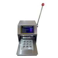 Machine de scellage manuelle pour capsules de café, machine de scellage thermique pour capsules Nespresso, scelleuse pour capsules en aluminium et plastique K-Cup