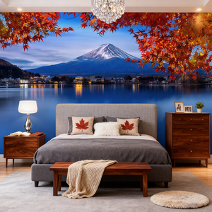 Papel Tapiz Moderno Impermeable de Tela de Seda con Diseño de Restaurante Japonés de Sushi, <span class=keywords><strong>Mural</strong></span> de Paisaje Natural <span class=keywords><strong>del</strong></span> Monte Fuji y el <span class=keywords><strong>Lago</strong></span> Kawaguchiko, Fácil de Instalar - Product Image 3