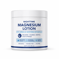 Crème apaisante à la lavande à absorption rapide pour le sommeil doux, crème au beurre de magnésium pour les pieds, les mains, les genoux
