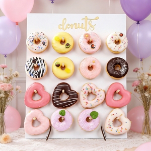 Rak <span class=keywords><strong>Display</strong></span> Donat 16 Lubang, Penyangga Donat untuk Pernikahan, Ulang Tahun, Baby Shower, Pesta Ulang Tahun, Peralatan Kue - untuk <span class=keywords><strong>Display</strong></span> - Product Image 2