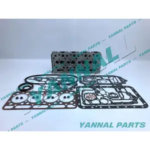 Komplette Zylinderkopf-Baugruppe mit Ventilen und Volldichtungs-Set für Kubota V1902 Motor