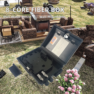 Новая наружная настенная 8-ядерная оптоволоконная распределительная коробка IP65 водонепроницаемая OEM Клеммная коробка промо - Product Image 3