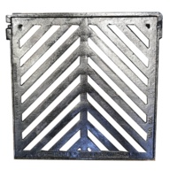Grilles de couvercle de regard carrées en fonte ductile personnalisées EN124 Classe A15/B125/C250/D400/E600/F900