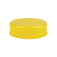 Boîte à bento ronde portable à 1 compartiment, récipient alimentaire écologique avec couvercle en verre à joint en silicone, ensemble de déjeuner idéal pour adultes
