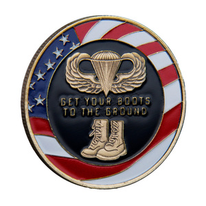 Moneta commemorativa del Corpo dei Marines degli Stati Uniti, stampa UV, lega di zinco, galvanizzata, artigianato in metallo 3D personalizzato - Product Image 5