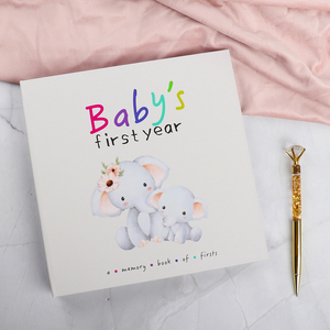 Livres pour bébé <span class=keywords><strong>Livre</strong></span> de mémoire de première année <span class=keywords><strong>Livre</strong></span> d'étape Journal de <span class=keywords><strong>grossesse</strong></span> Nouveau-né Bébé Fille Bébé Garçon Souvenir avec tampon encreur Clean-Touch - Product Image 4