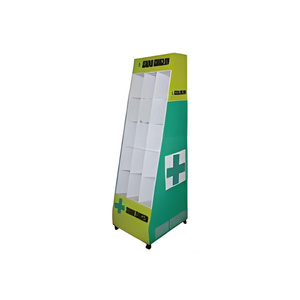 Estante de exhibición de cartón de papel corrugado plegable minorista de supermercado para uso de tienda y promoción - Product Image 6