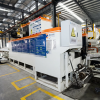 Horno de Calentamiento de Aluminio Multibillet de 700T, 20KW, 380V, con PLC, para Prensa de Extrusión
