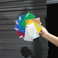 Plaques en plastique ondulé PP avec traitement corona