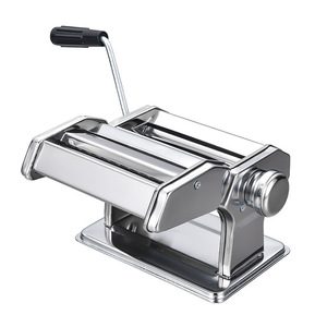 Machine à pâtes manuelle en acier inoxydable réglable avec deux emporte-pièces pour nouilles, raviolis, spaghetti, fettuccine et lasagnes - Product Image 4