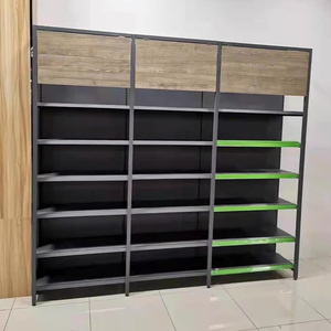 Siêu thị hiển thị Kệ một cửa bán lẻ giải pháp với nhiệm vụ ánh sáng Gondola Mua Sắm Thiết bị kim loại nguồn cung cấp - Product Image 4